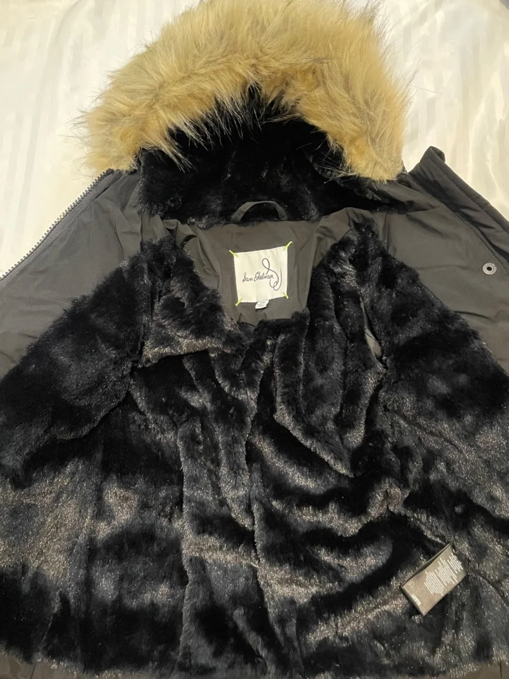 Black long coat toddlers
